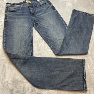 Moonshine 120 Proof Spirit Jeans Mens 30x34 Blue Denim Skinny Straight Stretch